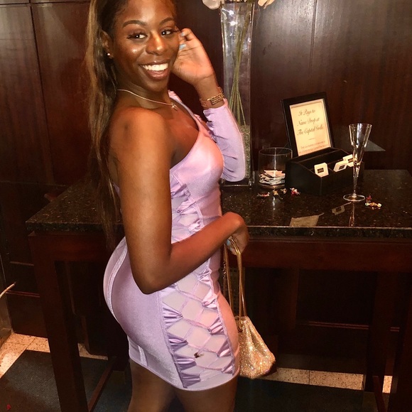 Lavender mini dress - Picture 1 of 1